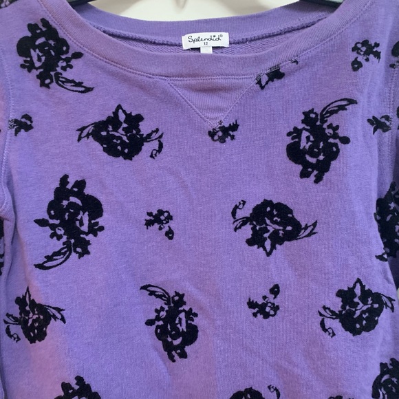 Splendid Black Rose Sweatshirt & Joe’s Jeans Jeggings - Picture 3 of 13